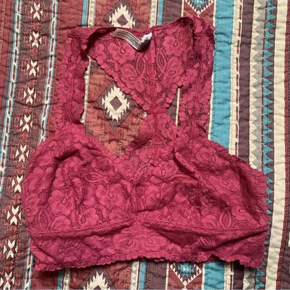Free People Lace Bralette size small - Picture 3 of 5